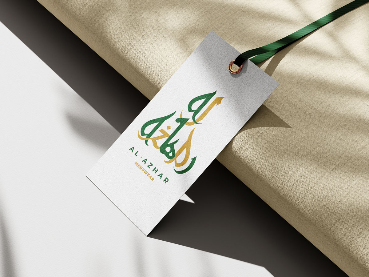 Branding, Logo design for Al Azhar - Bespoke Men's Wear by StudioD