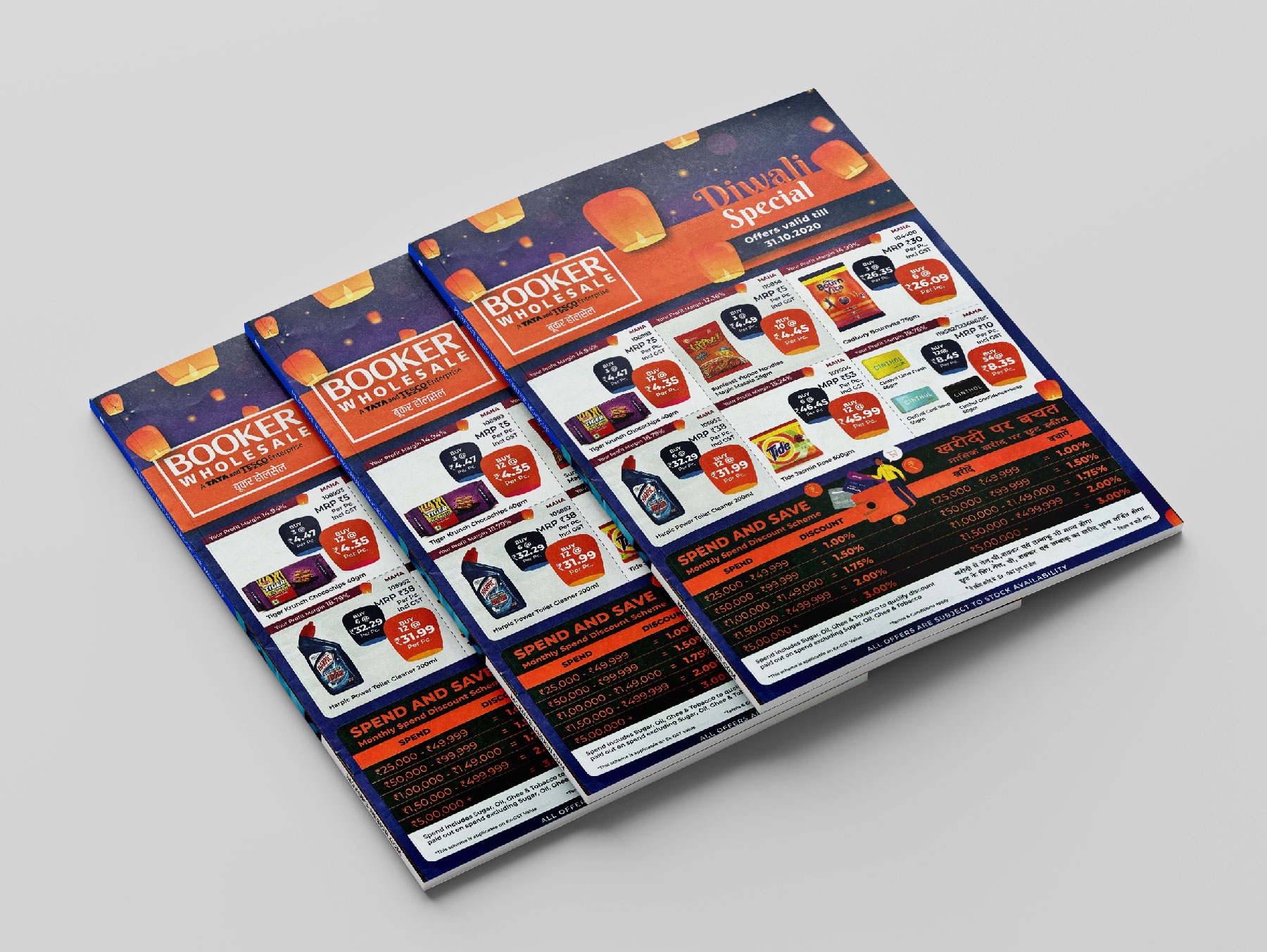 Booker Wholesale branding by StudioD