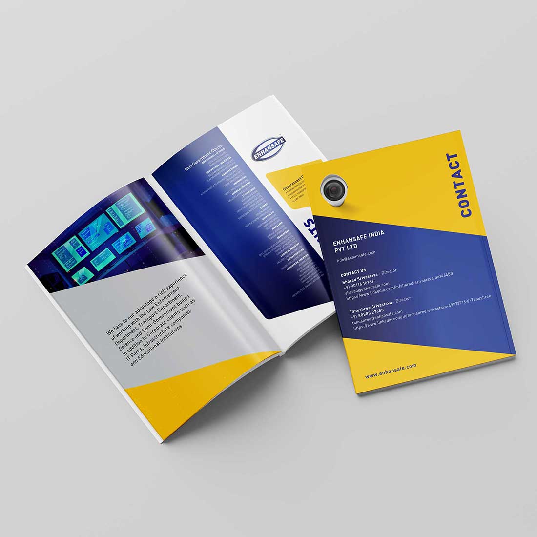 Brochure design for Enhansafe