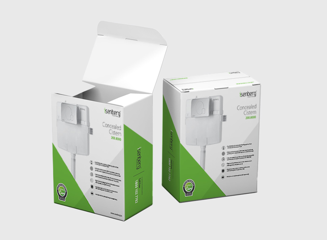 Packaging design for Isenberg