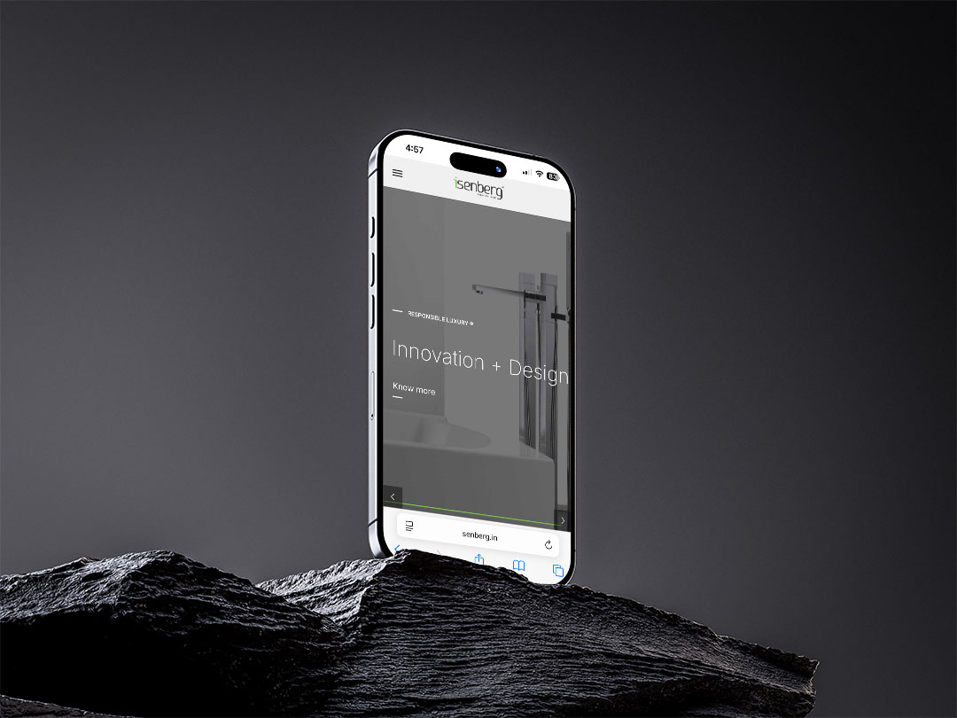 Website design and development for Isenberg