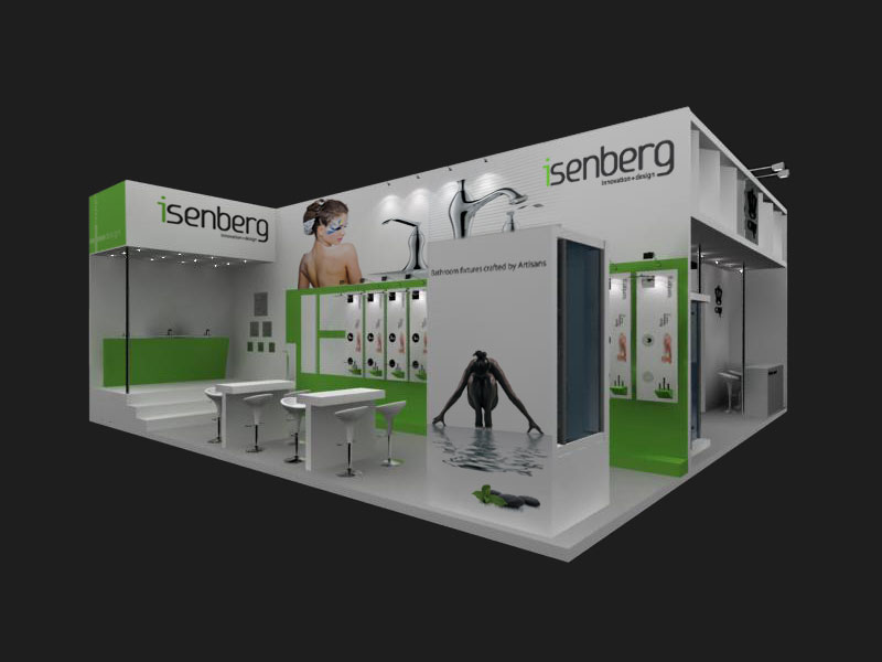 Exhibition booth design for Isenberg