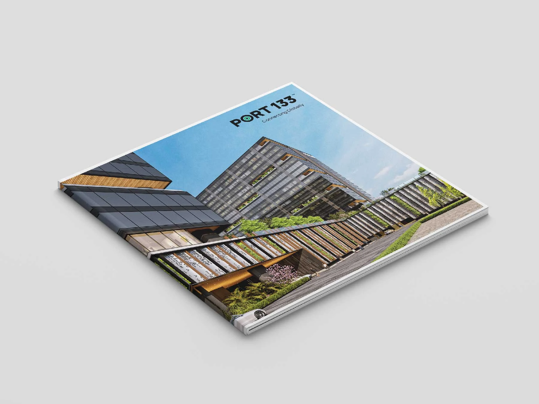 Project Brochure Cover Design for PORT 133