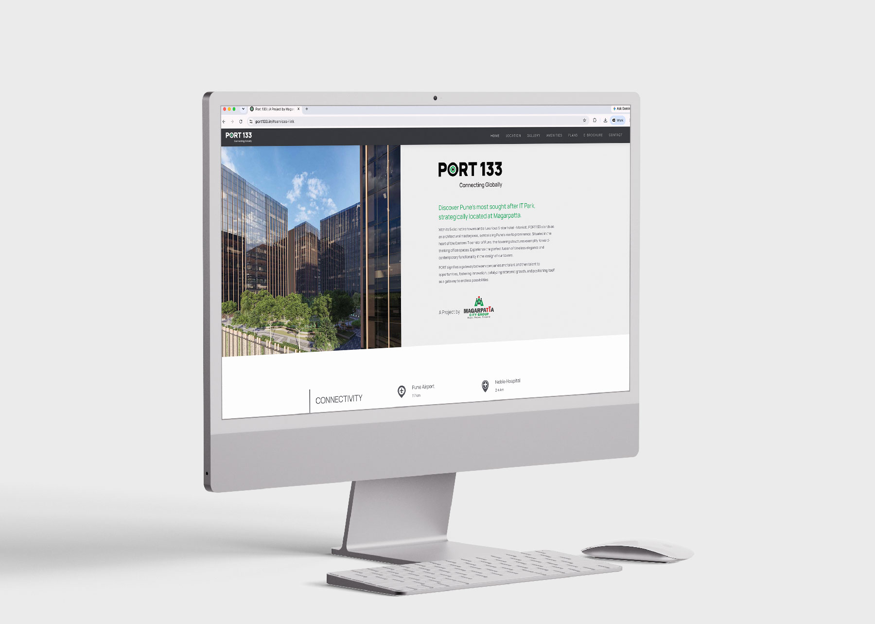 Website User Experience and Connectivity for PORT 133