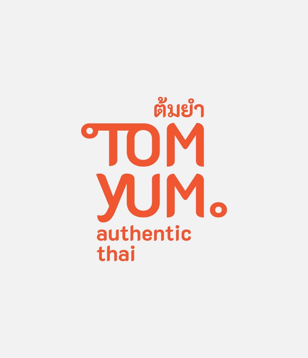 Branding, Menu design for Tom Yum - Thai Restaurant