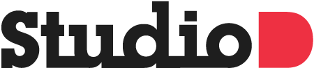 Logo of StudioD during 2008 to 2010